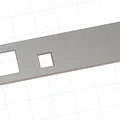 Tấm ốp 1U Keystone RJ45 và AC cho tủ Rack 10-inch - Thumbnail 4