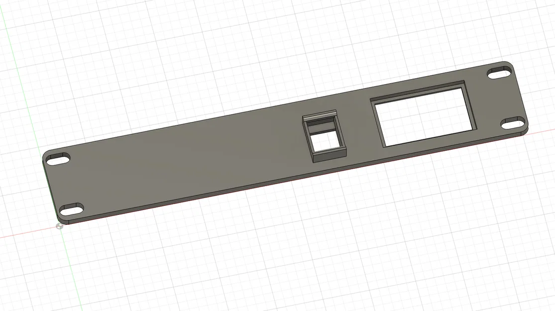 Tấm ốp 1U Keystone RJ45 và AC cho tủ Rack 10-inch - Image 5