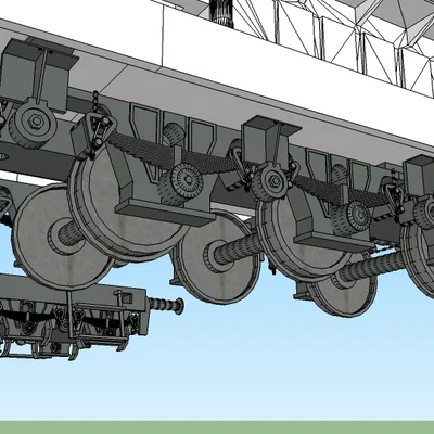 Mô hình pháo đường sắt Krupp K5