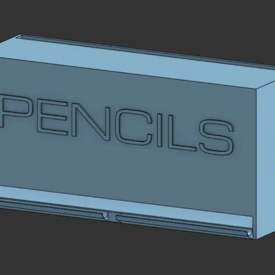 Hộp Đựng Bút Chì Để Bàn Tiện Lợi (Pencil Dispenser) In 3D