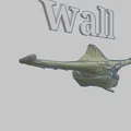 Mô hình treo tường Ghost Leviathan (Subnautica) phong cách Low Poly - Thumbnail 2