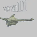 Mô hình treo tường Ghost Leviathan (Subnautica) phong cách Low Poly - Thumbnail 3