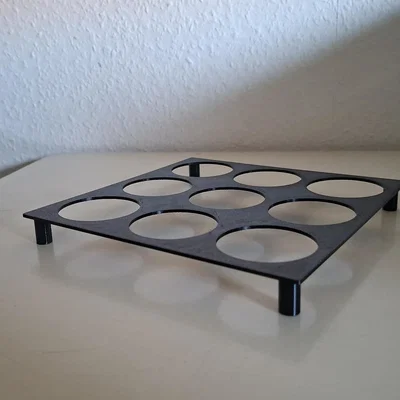 Khay Đựng Bột Làm Móng (Powder Organizer) Xếp Chồng Tiện Lợi
