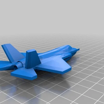 Mô hình máy bay chiến đấu F-35 in 3D - Thiết kế tối ưu và chính xác
