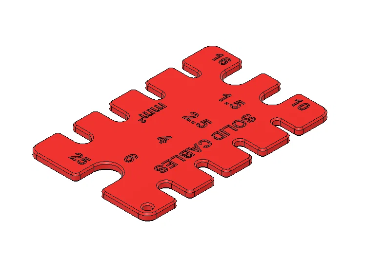 Thước đo tiết diện dây (Wire gauge) - Image 1