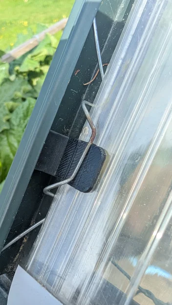 Kẹp giữ gia cố tấm nhựa nhà kính (Greenhouse) dùng cho lò xo W-springs - Image 2