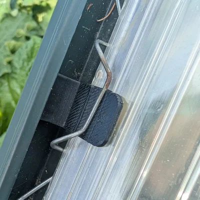 Kẹp giữ gia cố tấm nhựa nhà kính (Greenhouse) dùng cho lò xo W-springs