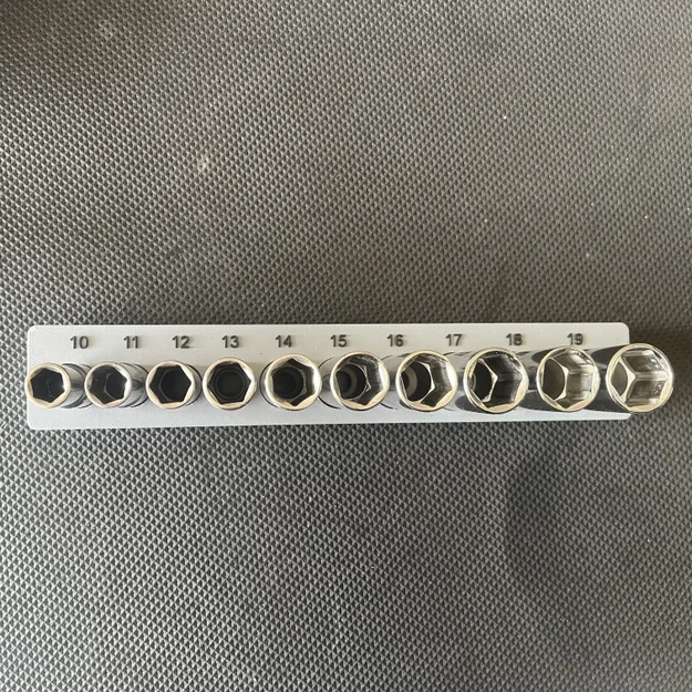 Khay Đựng Đầu Tuýp Halfords 3/8 inch Chuẩn Gridfinity Tiện Lợi - Image 1