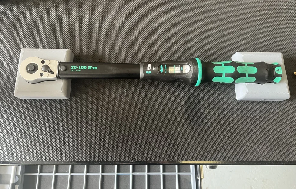 Khay đỡ cờ lê lực Wera B2 chuẩn Gridfinity chuyên nghiệp - Image 1