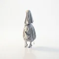 Mô hình in 3D tượng cô gái trùm mũ đầy bí ẩn - Thumbnail 4