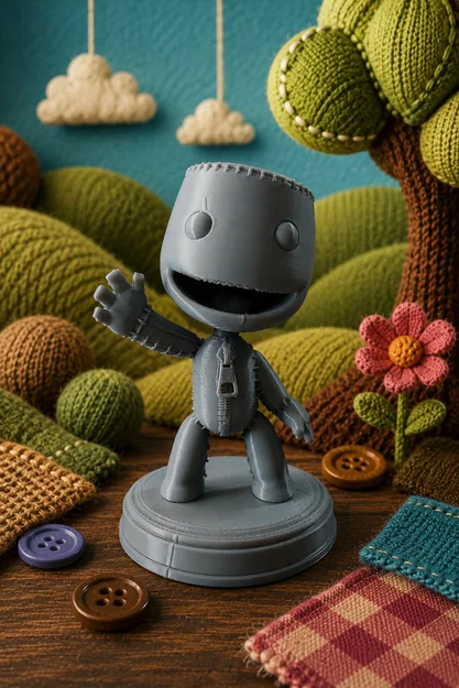 Mô hình Sackboy đáng yêu cho fan PlayStation - Tải file in 3D - Image 2