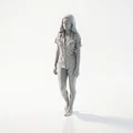 Mô hình 3D Nữ chuyên gia y tế in 3D chất lượng cao - Thumbnail 1