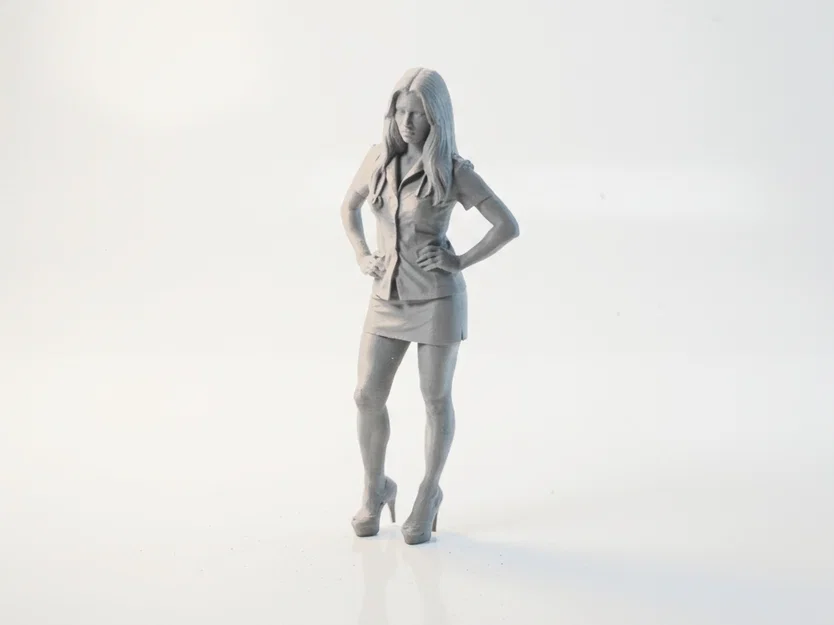 Mô hình 3D Y tá Chuyên nghiệp Có thể in ấn - Image 1