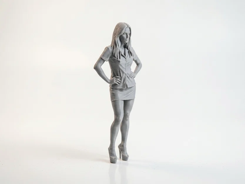 Mô hình 3D Y tá Chuyên nghiệp Có thể in ấn - Image 2