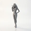 Mô hình 3D cô y tá - Tượng nhân viên y tế chuyên nghiệp - Thumbnail 1