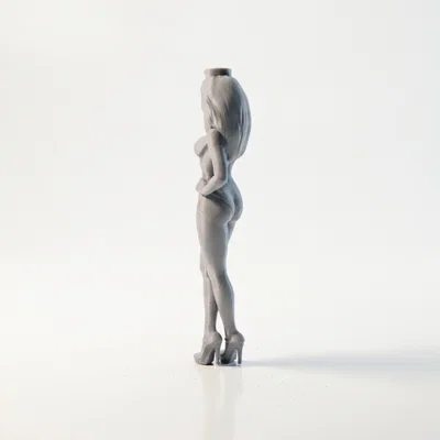 Mô hình 3D cô y tá - Tượng nhân viên y tế chuyên nghiệp