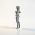 Mô hình in 3D Nữ Doanh nhân Văn phòng (Office Babe) - Thumbnail 4