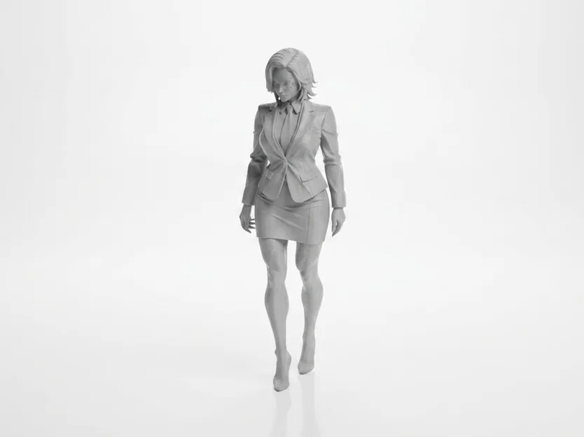 Mô hình tượng Nữ Doanh nhân chuyên nghiệp trang trí bàn làm việc - In 3D - Image 1