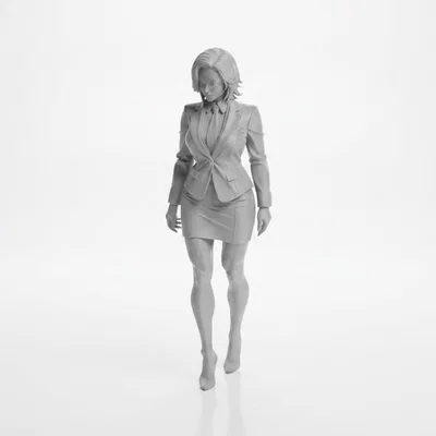 Mô hình tượng Nữ Doanh nhân chuyên nghiệp trang trí bàn làm việc - In 3D