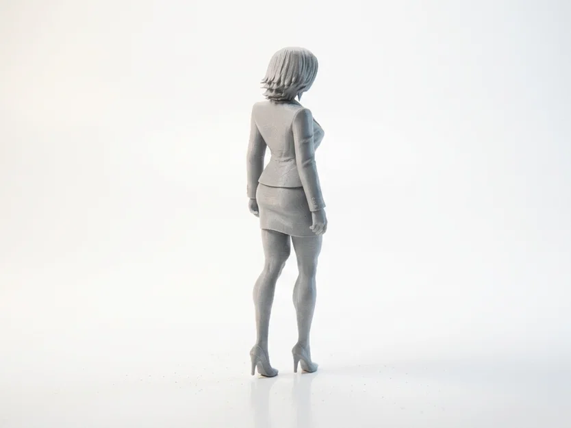 Mô hình tượng Nữ Doanh nhân chuyên nghiệp trang trí bàn làm việc - In 3D - Image 3