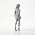 Mô hình tượng Nữ Doanh nhân chuyên nghiệp trang trí bàn làm việc - In 3D - Thumbnail 3