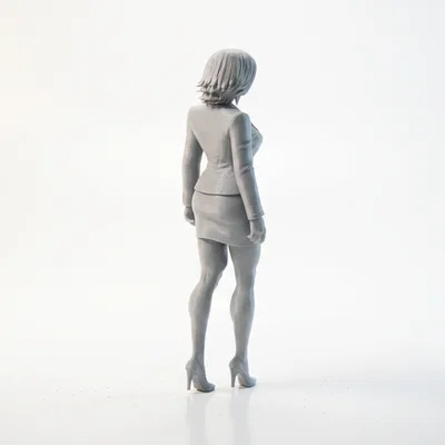 Mô hình tượng Nữ Doanh nhân chuyên nghiệp trang trí bàn làm việc - In 3D