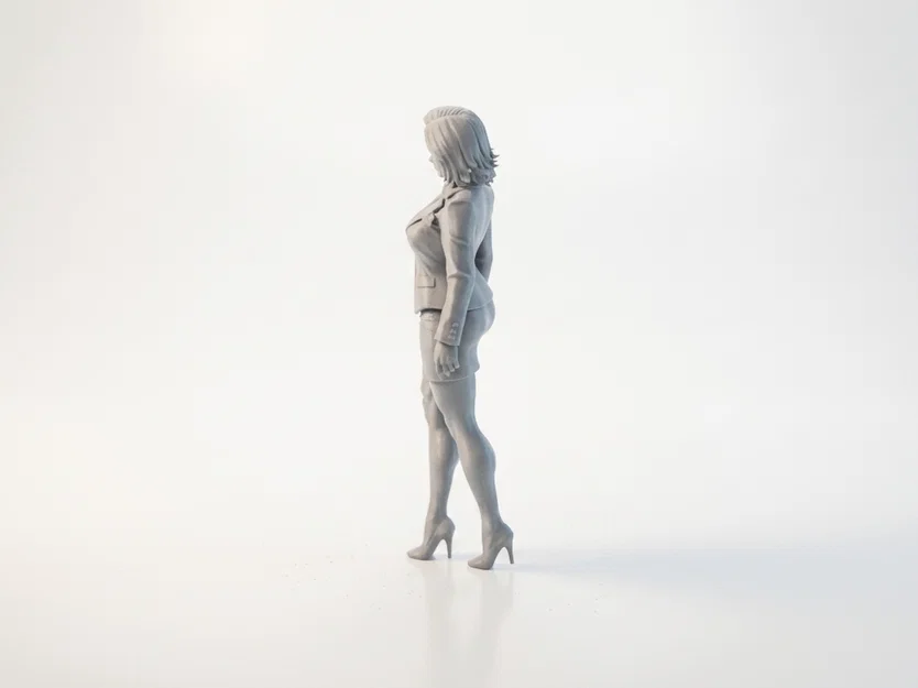 Mô hình tượng Nữ Doanh nhân chuyên nghiệp trang trí bàn làm việc - In 3D - Image 4