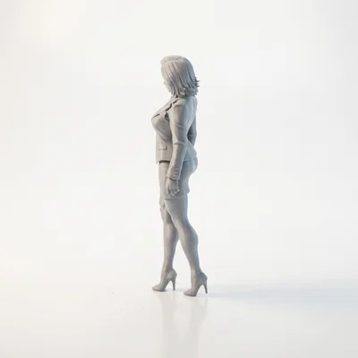 Mô hình tượng Nữ Doanh nhân chuyên nghiệp trang trí bàn làm việc - In 3D