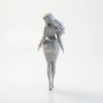 Mô hình tượng Nữ Doanh Nhân - Hình mẫu phụ nữ chuyên nghiệp in 3D