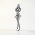 Mô hình tượng Nữ Doanh Nhân - Hình mẫu phụ nữ chuyên nghiệp in 3D - Thumbnail 2