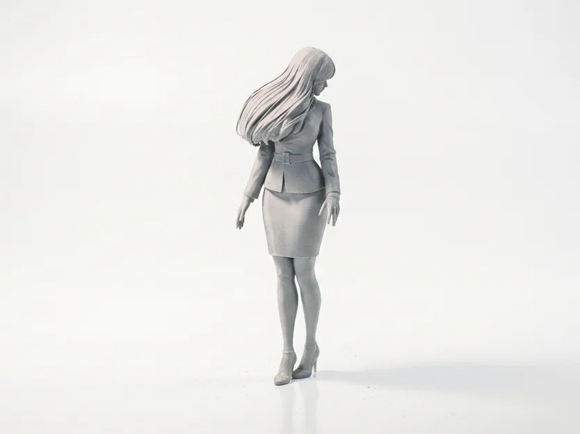 Mô hình tượng Nữ Doanh Nhân - Hình mẫu phụ nữ chuyên nghiệp in 3D - Image 3