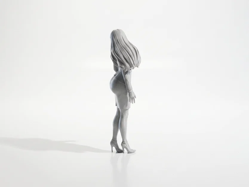 Mô hình tượng Nữ Doanh Nhân - Hình mẫu phụ nữ chuyên nghiệp in 3D - Image 4