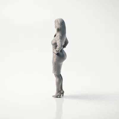 Mô hình tượng nữ doanh nhân chuyên nghiệp (Professional Woman Figurine) - File in 3D