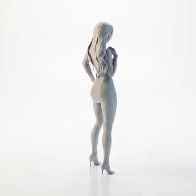 Mô hình 3D nữ nhân viên văn phòng