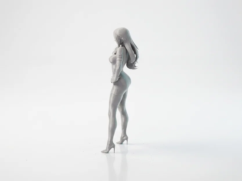 Mô hình 3D nữ nhân viên văn phòng - Image 4