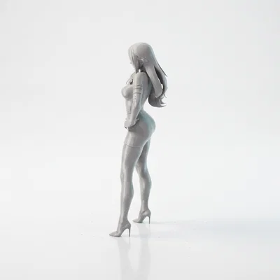Mô hình 3D nữ nhân viên văn phòng