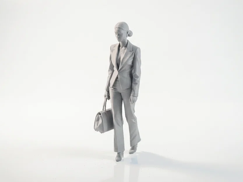 Mô Hình Nhân Vật Nữ Doanh Nhân - Tệp 3D In Ấn Cho Văn Phòng - Image 1