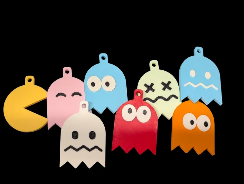 Bộ móc khóa Pac-Man và những con ma - Image 1