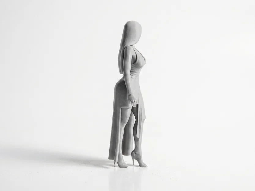 Mô hình nhân vật nữ văn phòng in 3D - Image 3