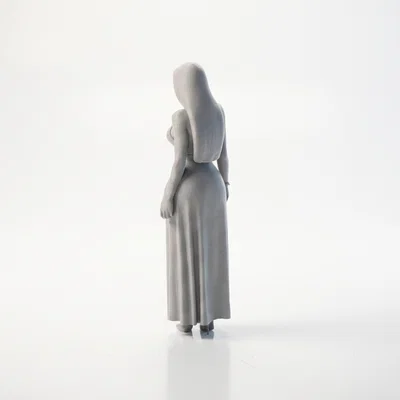 Mô hình nhân vật nữ văn phòng in 3D