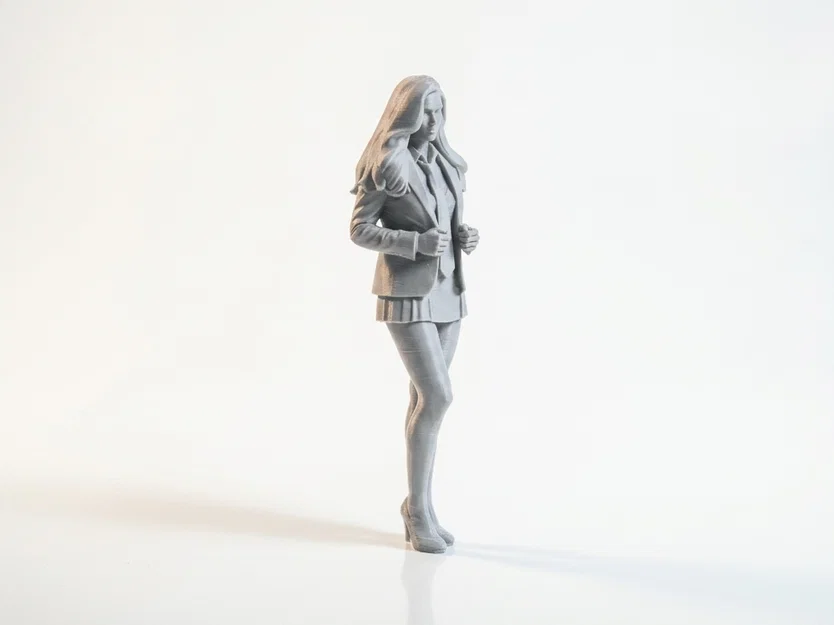 Mô hình 3D Nữ nhân viên văn phòng (Office Worker Female Figurine) - Image 2