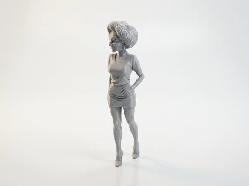Mô hình tượng quý bà - Tượng nhân vật nữ in 3D - Image 1