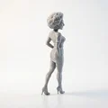 Mô hình tượng quý bà - Tượng nhân vật nữ in 3D - Thumbnail 3