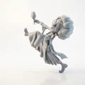 Mô hình 3D bà lão nâng ly rượu - Tượng trang trí nghệ thuật - Thumbnail 1