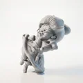 Mô hình 3D Bà Cụ Gửi Nụ Hôn Gió (Figurine) - Thumbnail 1