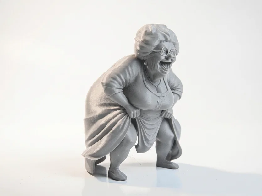 Mô hình 3D nhân vật Cụ bà (Elderly Woman) - File in 3D - Image 2
