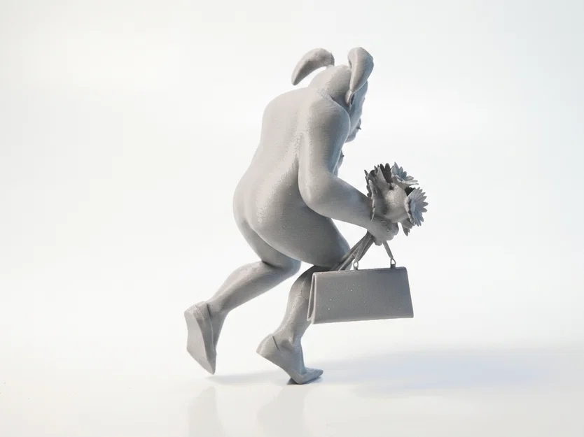 Mô hình tượng 3D cô nàng đười ươi tinh xảo (Orangutan Lady Figurine) - Image 3