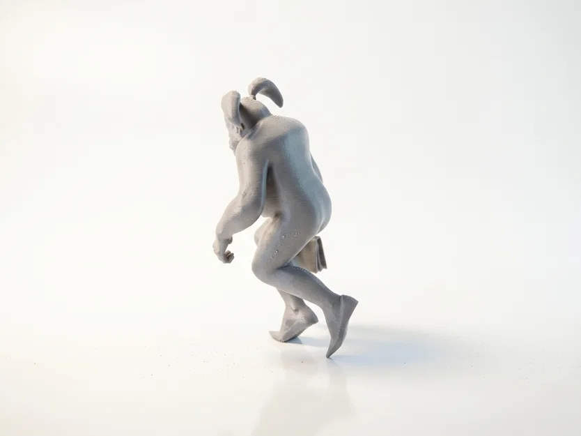 Mô hình tượng 3D cô nàng đười ươi tinh xảo (Orangutan Lady Figurine) - Image 4