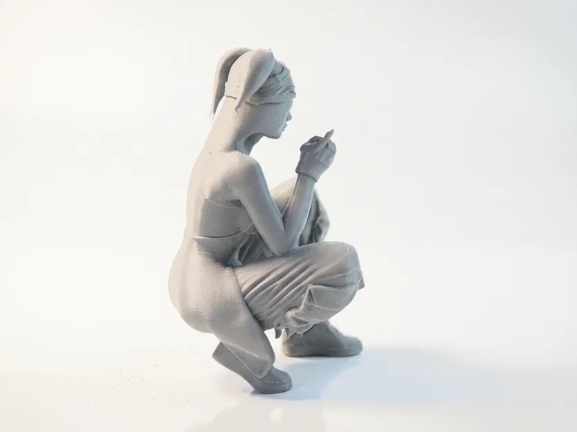 Mô hình Nữ họa sĩ 3D - Tượng nghệ thuật dành cho người đam mê - Image 3