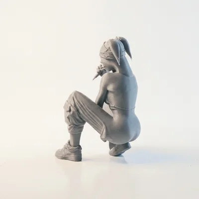 Mô hình Nữ họa sĩ 3D - Tượng nghệ thuật dành cho người đam mê